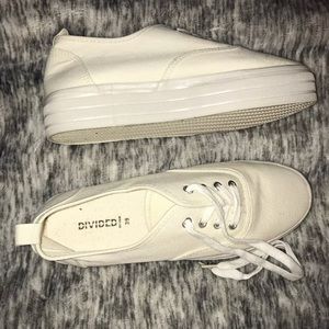White Platform Sneakers